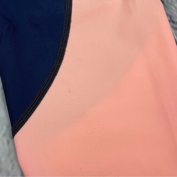 Athleta Tri-ssential Colorblock Swim Capri Sz M - Picture 13 of 13